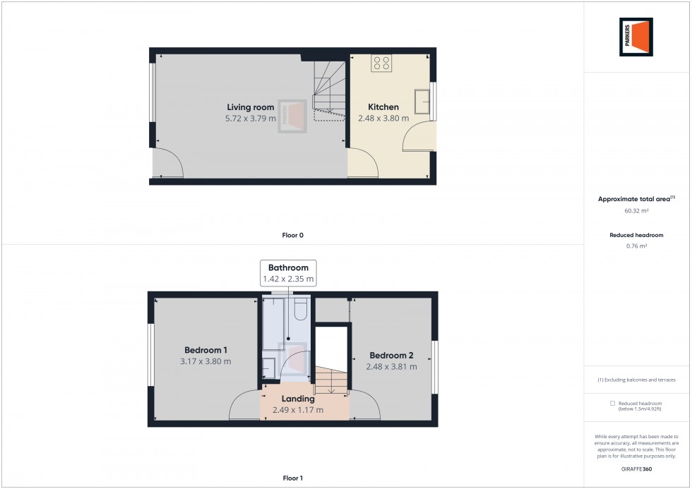Floorplan for Alfred Close, Totton