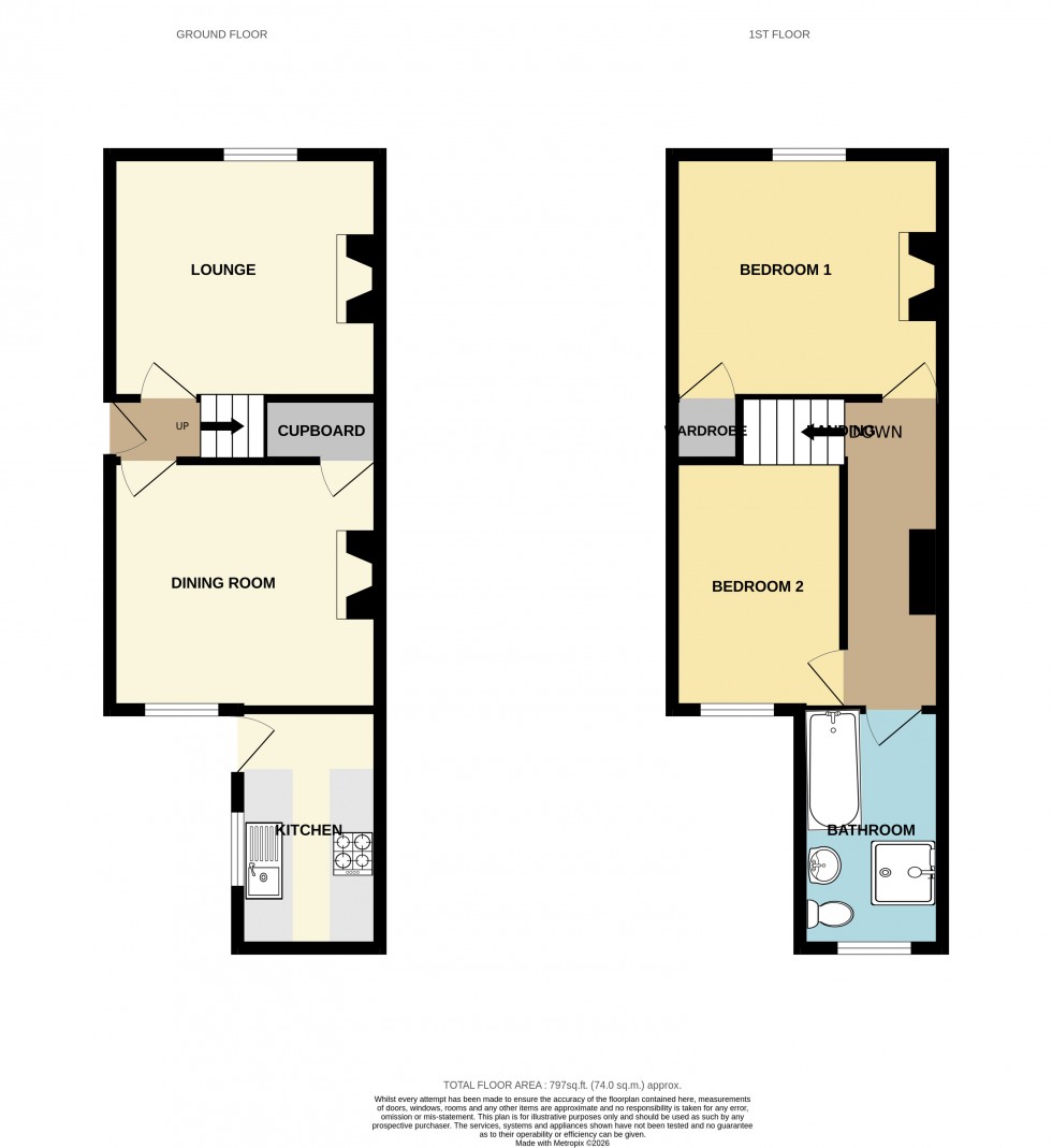 Floorplan for School Road, Totton