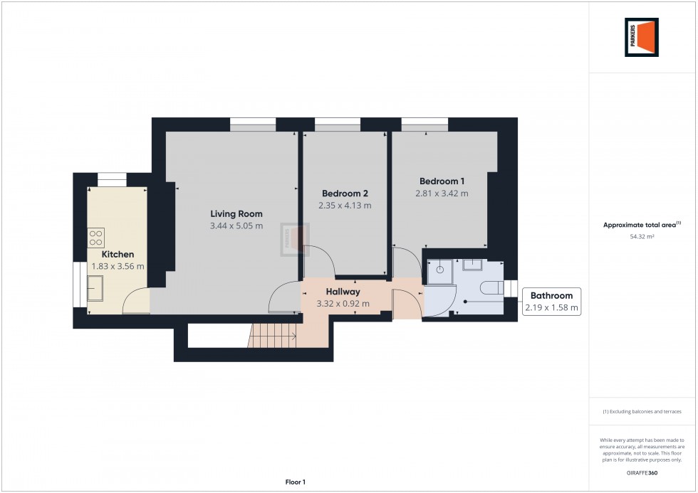 Floorplan for Cobland House, Totton