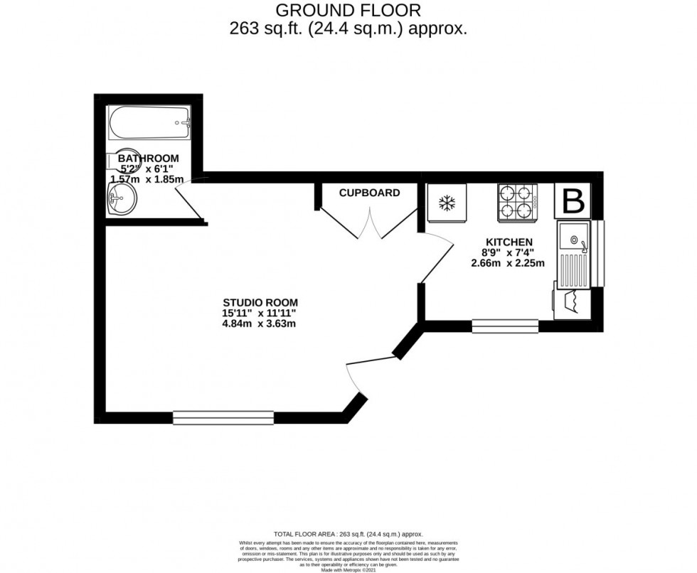 Floorplan for Gladstone Road, Sholing