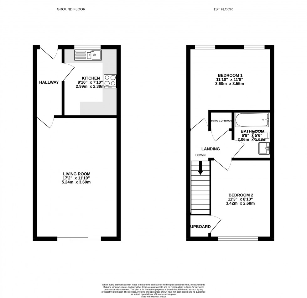 Floorplan for Jacobs Walk, Totton