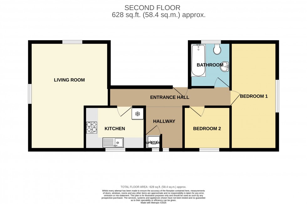 Floorplan for Rumbridge Street, Totton