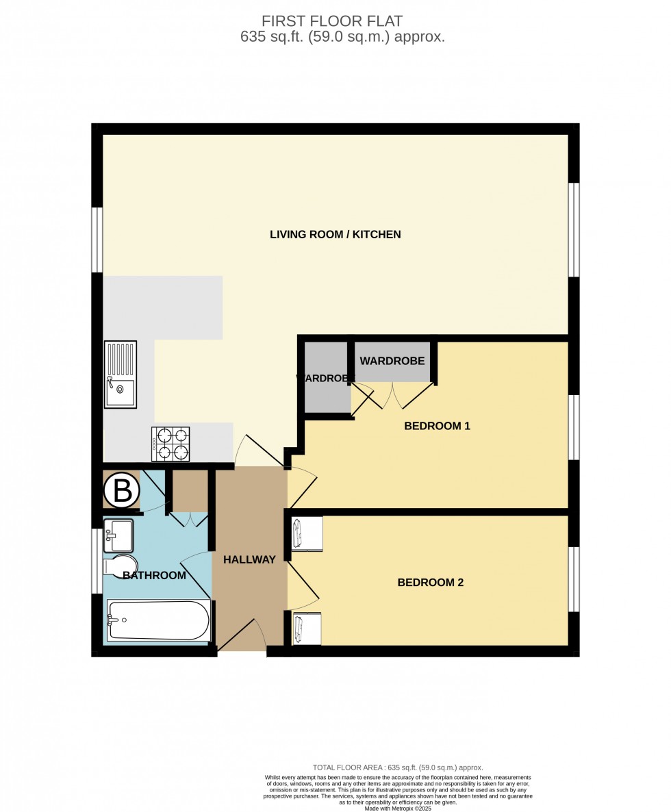 Floorplan for Rumbridge Street, Totton