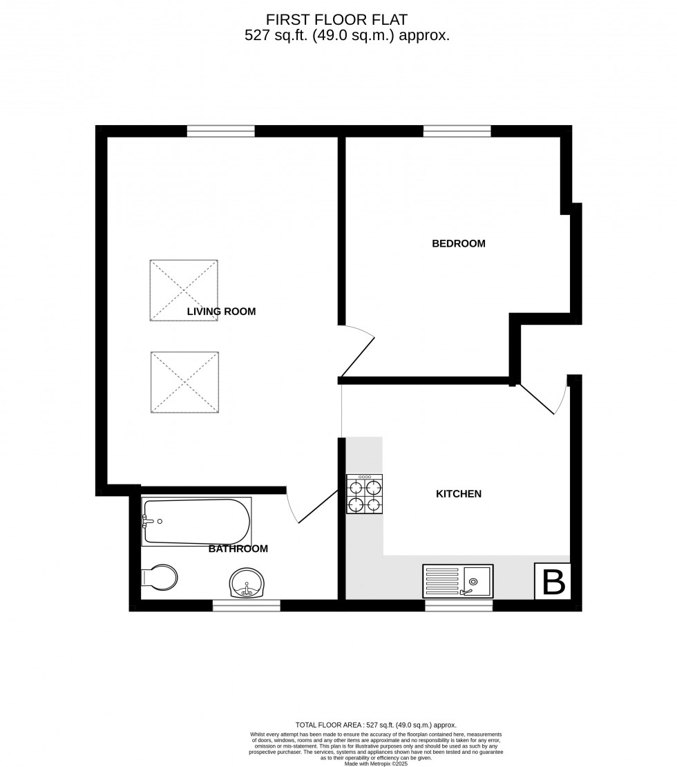 Floorplan for Rumbridge Street, Totton