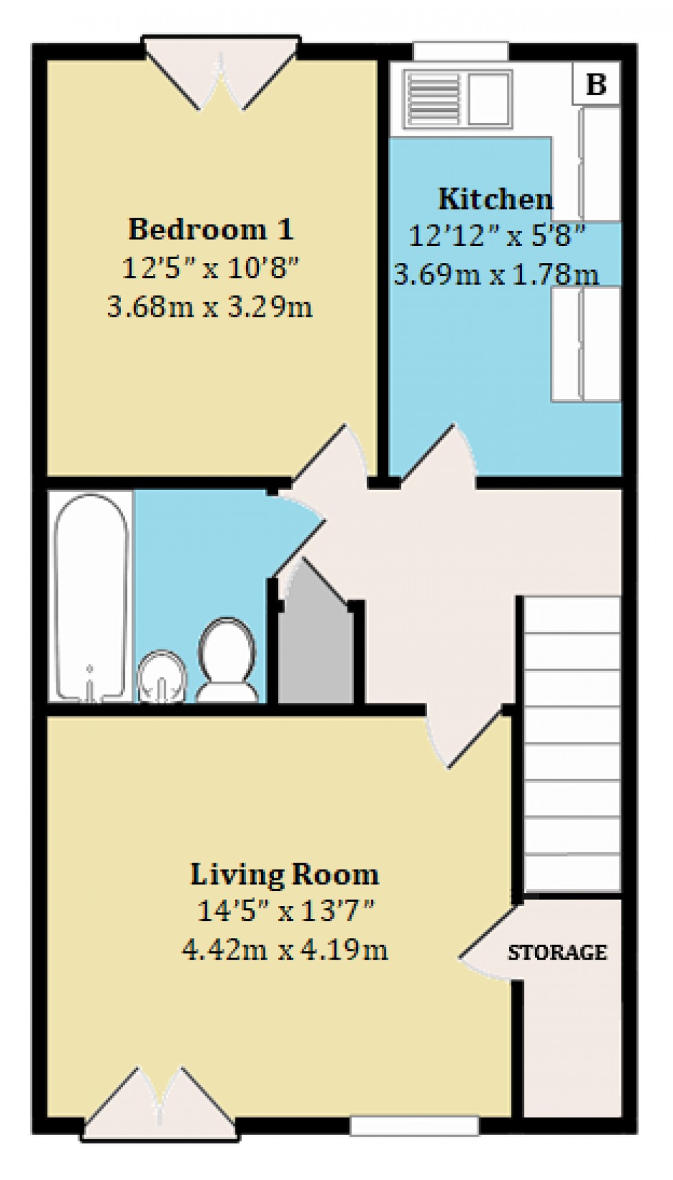 Floorplan for Odiham Close, Lordswood