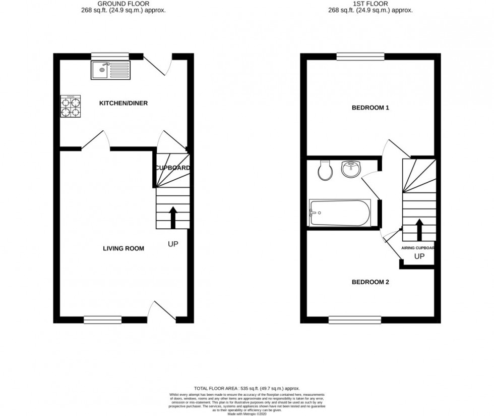 Floorplan for Roseleigh Drive, Ashurst Bridge