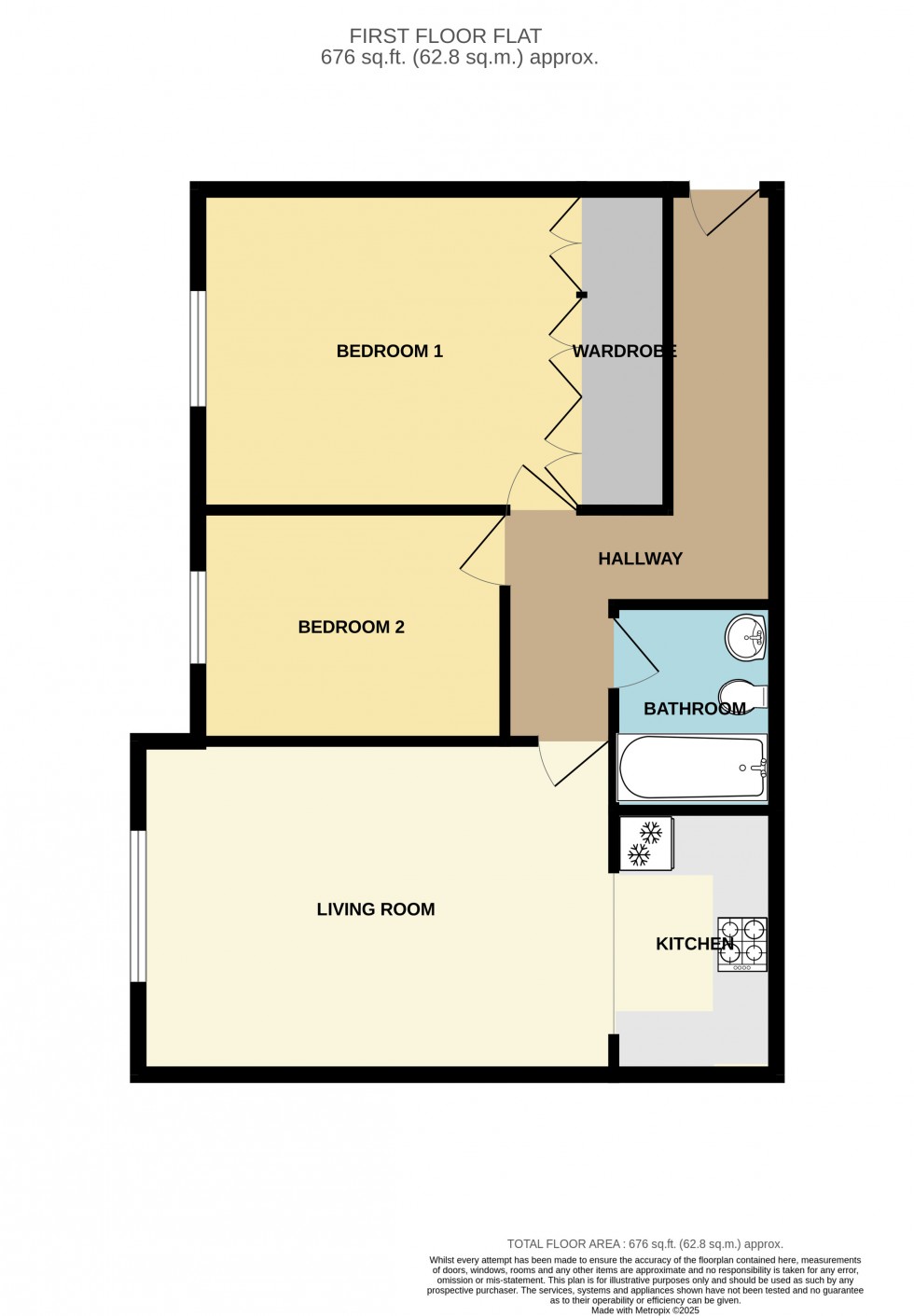 Floorplan for Water Lane, Totton