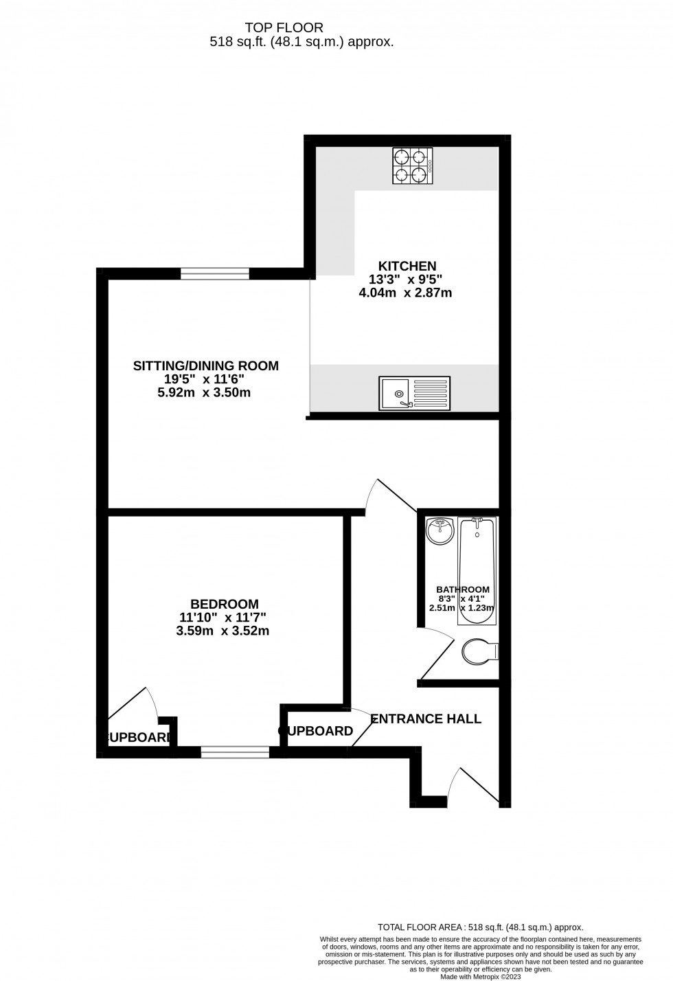 Floorplan for Heathfield Court, Sholing